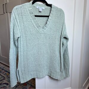 Tommy Bahama  Malibu Chenille V-Neck Sweater hushed pine size XS